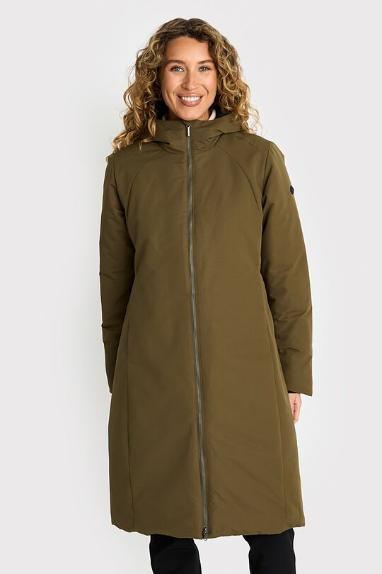 Coat with synthetic insulation 1 | GREEN | Audimas
