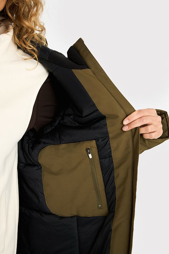 Coat with synthetic insulation 4 | GREEN | Audimas