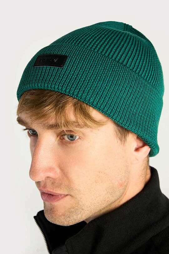 National collection merino wool hat 6 | GREEN | Audimas