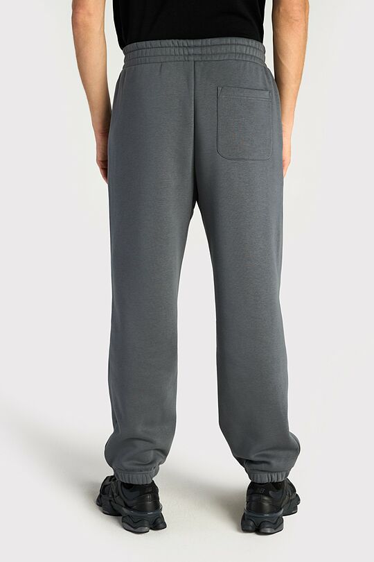 Oversized cotton fleece sweatpants 3 | GREY | Audimas
