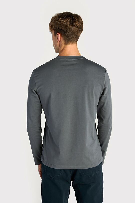 Long sleeve cotton T-Shirt 2 | GREY | Audimas