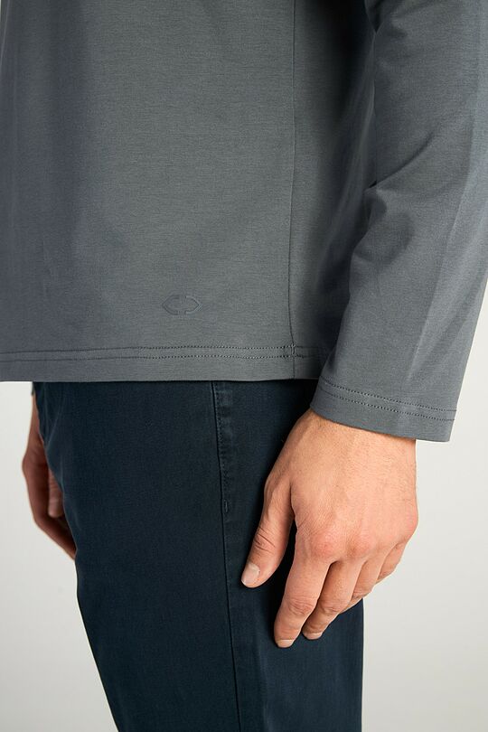 Long sleeve cotton T-Shirt 3 | GREY | Audimas