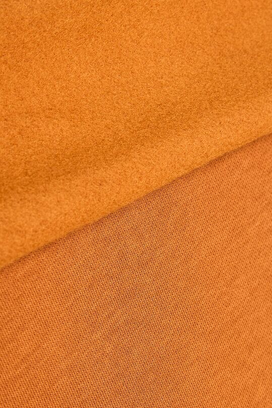 Cotton fleece crewneck sweatshirt 4 | ORANGE | Audimas