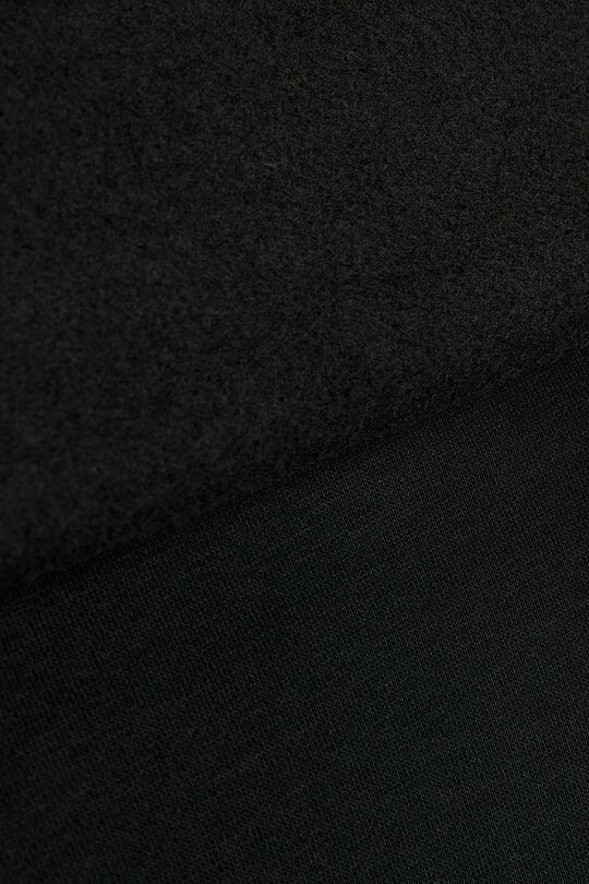 Oversized cotton fleece sweatpants 6 | BLACK | Audimas