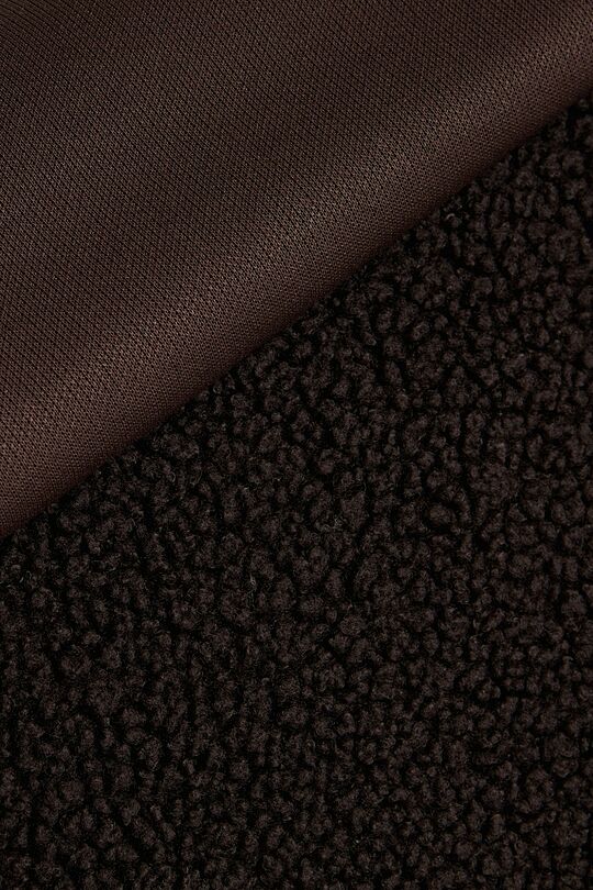 Full-zip sherpa fleece 5 | BROWN | Audimas