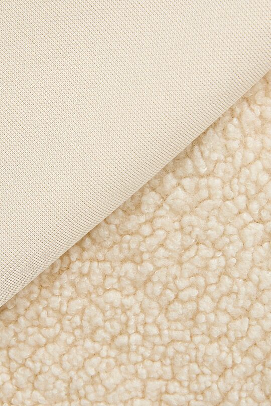 Full-zip sherpa fleece 5 | Cream | Audimas