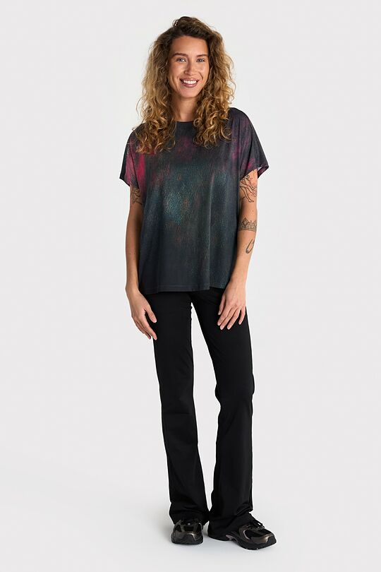 Short sleeve printed  T-shirt 4 | BLACK | Audimas