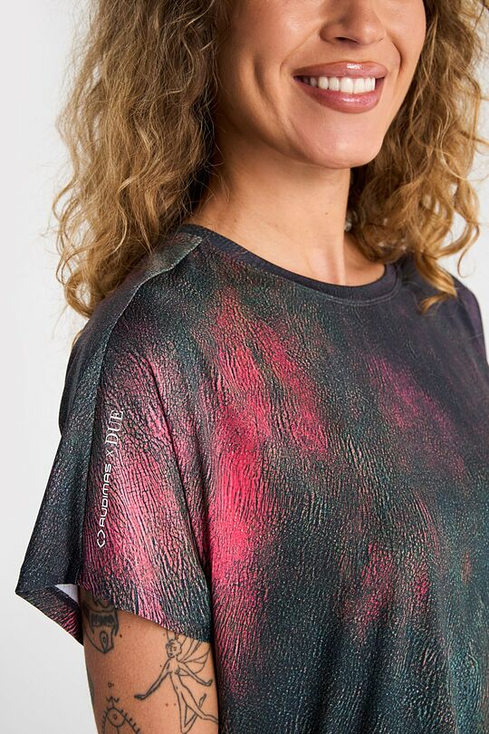 Short sleeve printed  T-shirt 3 | BLACK | Audimas