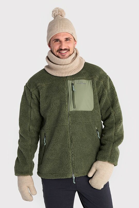 Knitted hat with fleece lining 4 | Cream | Audimas