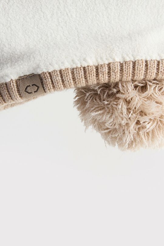 Knitted hat with fleece lining 7 | Cream | Audimas