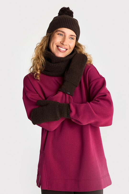 Neck muff with fleece lining 4 | BROWN | Audimas