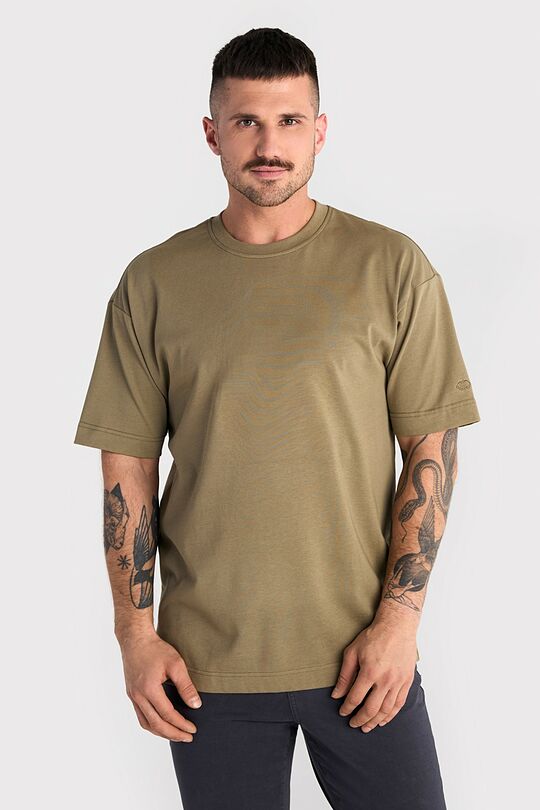 Oversized short sleeve T-shirt 2 | GREEN | Audimas