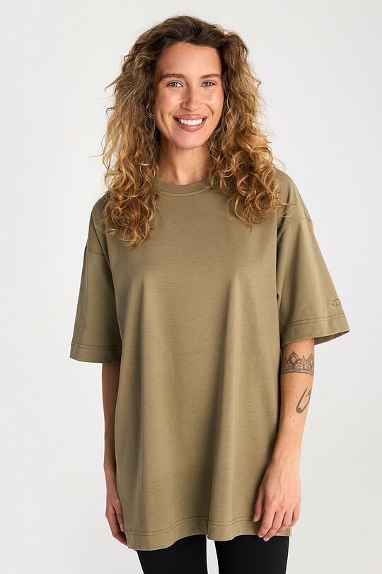 Oversized short sleeve T-shirt 3 | GREEN | Audimas