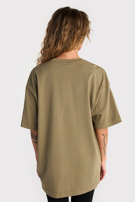 Oversized short sleeve T-shirt 5 | GREEN | Audimas