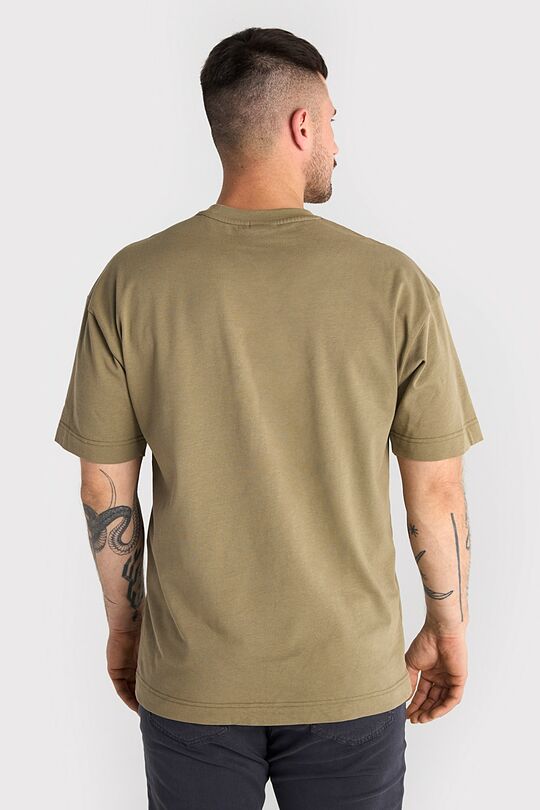 Short sleeves cotton T-shirt “The Heart of the Celebration” 5 | GREEN | Audimas