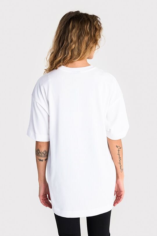 Short sleeves cotton T-shirt ,,The World in Your Hands" 6 | WHITE | Audimas