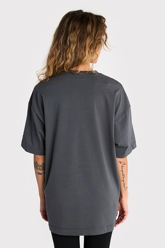 Short sleeves cotton T-shirt "Morning Evening" 4 | GREY | Audimas