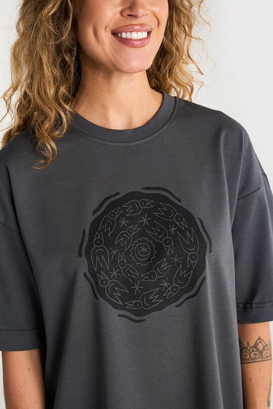 Short sleeves cotton T-shirt "Twelve raven brothers" 4 | GREY | Audimas