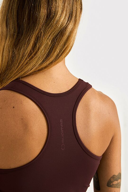 Activewear tank top 3 | burgundy | Audimas