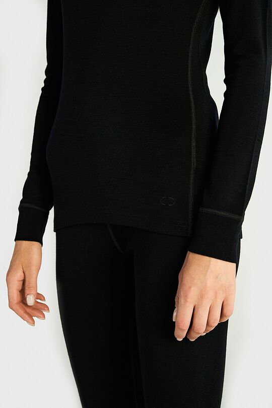 Merino base layer top and leggings set 5 | BLACK | Audimas
