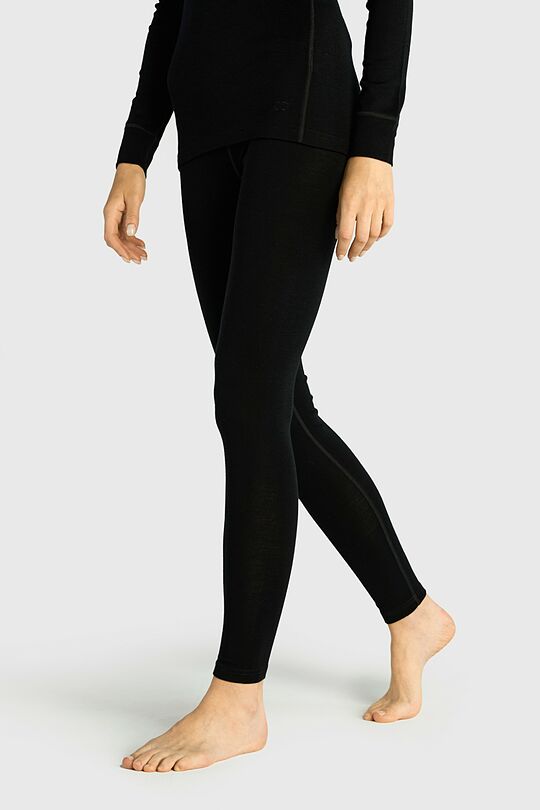 Merino base layer top and leggings set 9 | BLACK | Audimas