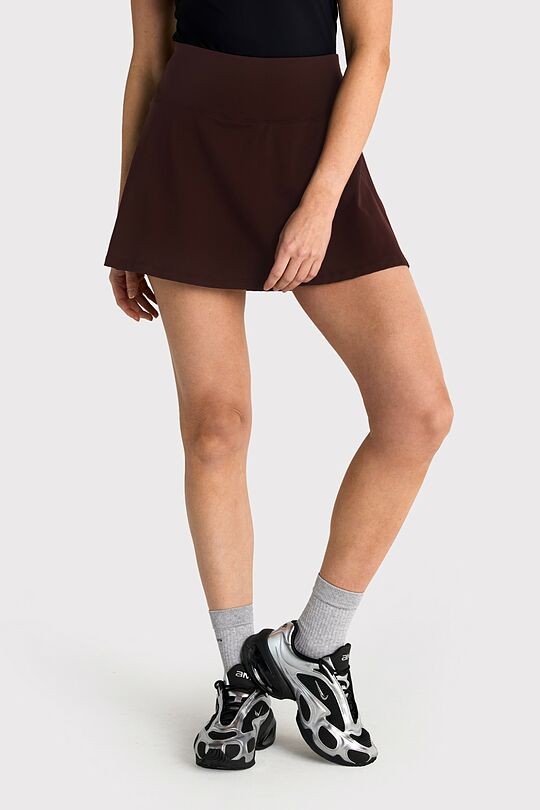 Activewear skirt with inner shorts 2 | burgundy | Audimas