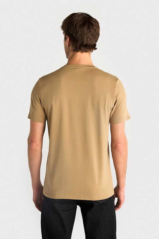 Short sleeve cotton T-shirt 2 | BROWN | Audimas