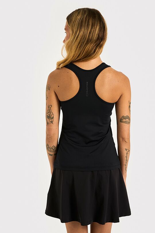Sports T-shirt and skirt with inner shorts set 5 | BLACK | Audimas