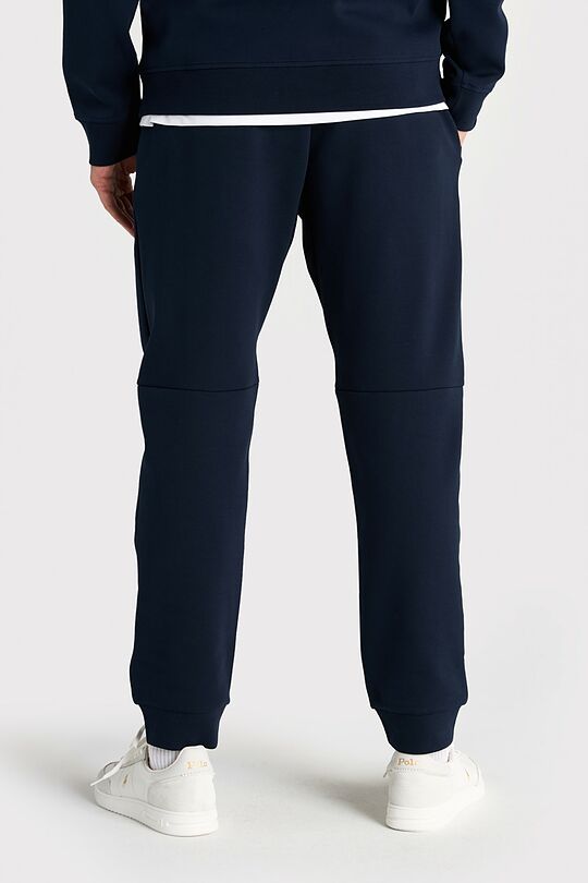 Cotton pique sweatpants 3 | Dark blue | Audimas