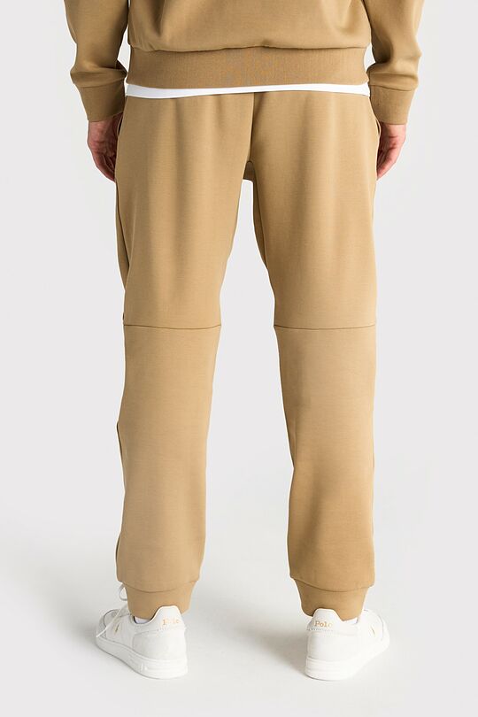 Cotton pique sweatpants 3 | BROWN | Audimas