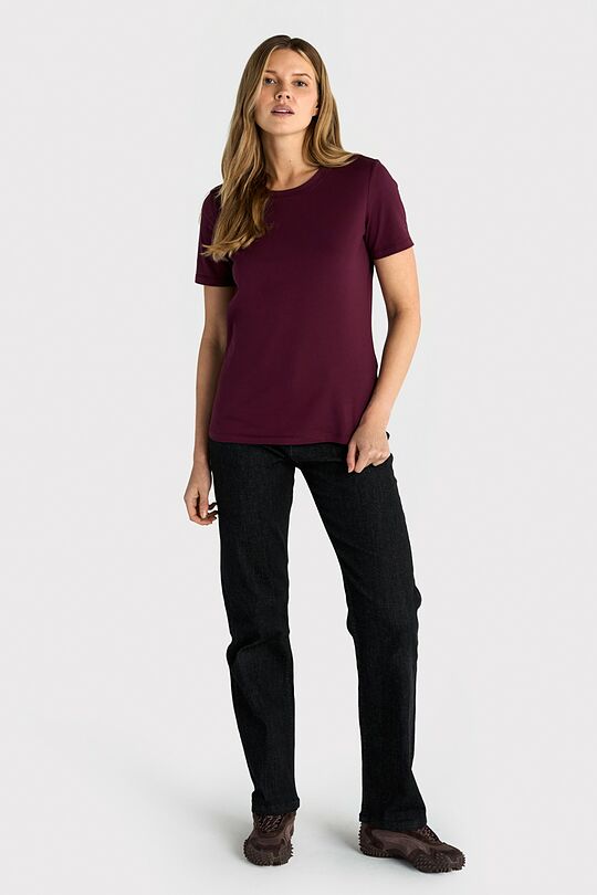 Cotton short sleeve T-shirt 3 | PURPLE | Audimas