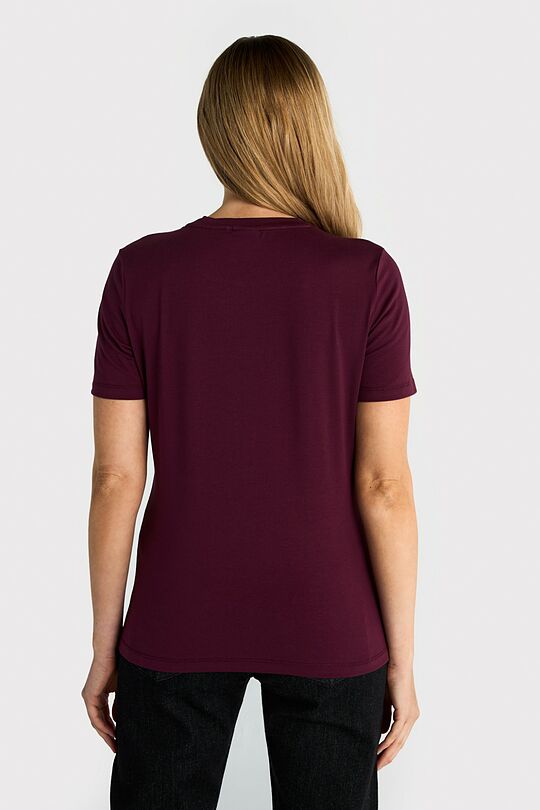 Cotton short sleeve T-shirt 2 | PURPLE | Audimas