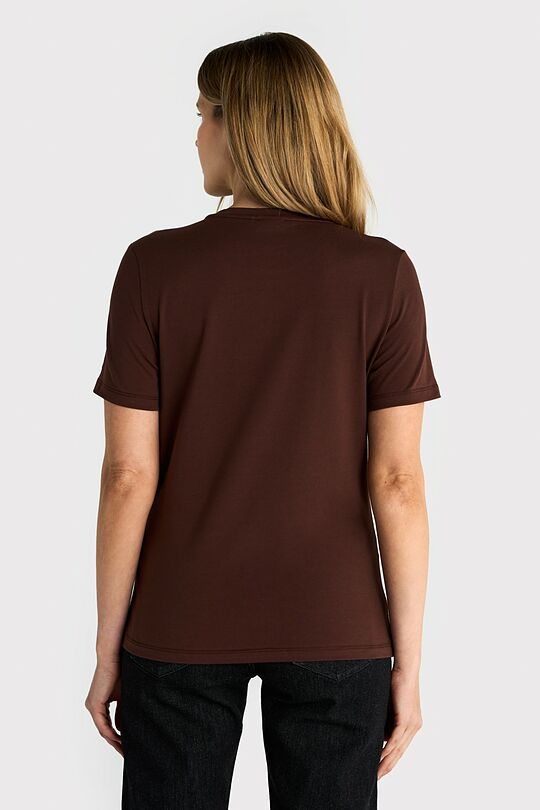 Cotton short sleeve T-shirt 2 | BROWN | Audimas