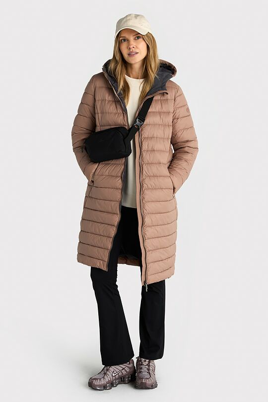 Essential quilted coat 8 | BROWN | Audimas
