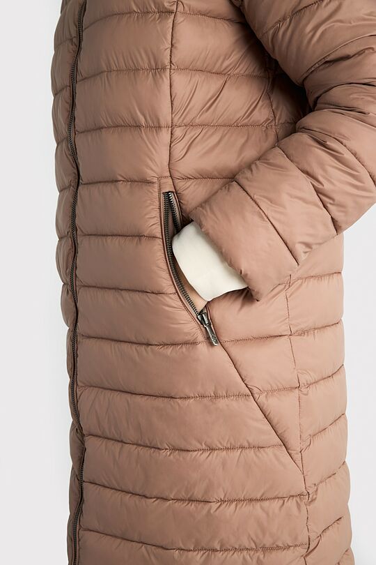 Essential quilted coat 5 | BROWN | Audimas