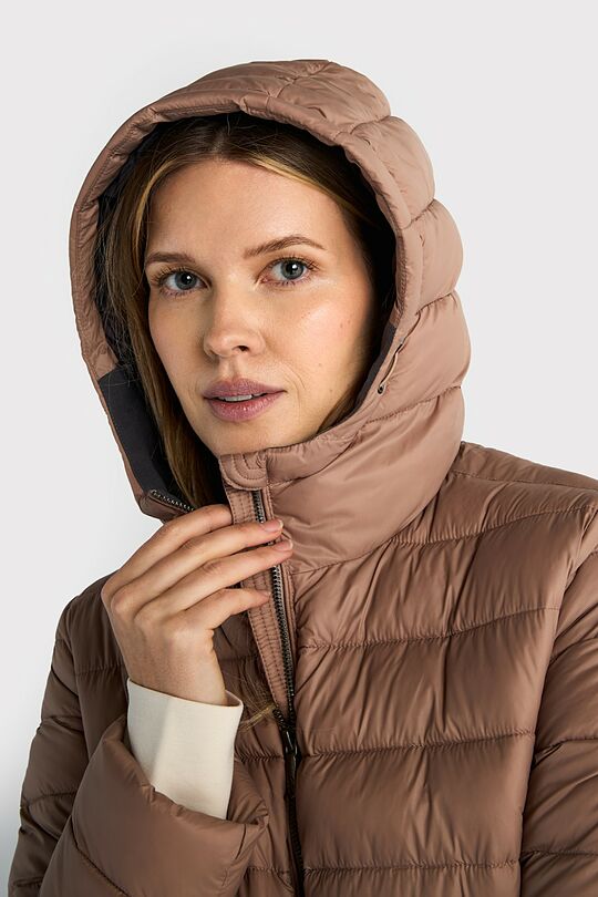 Essential quilted coat 6 | BROWN | Audimas