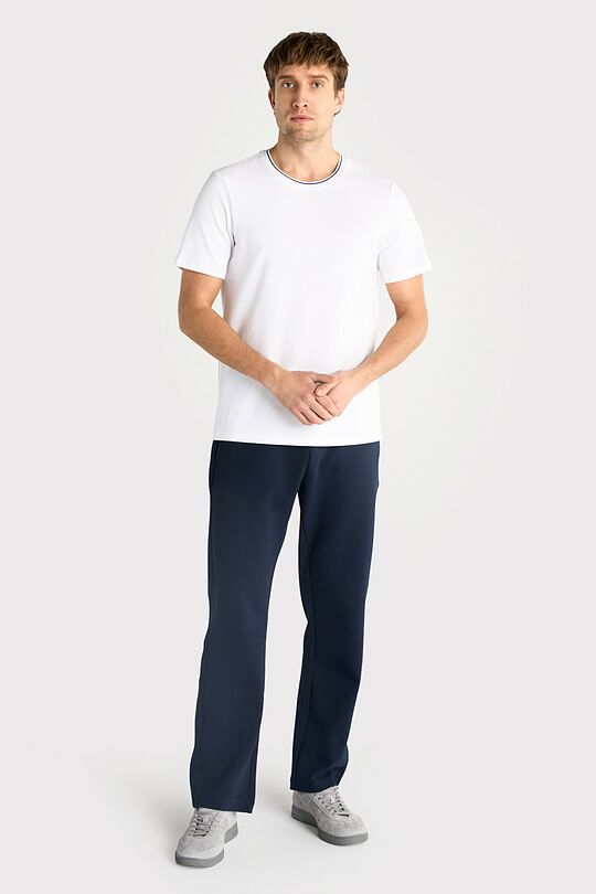 Cotton pique T-shirt 3 | WHITE | Audimas