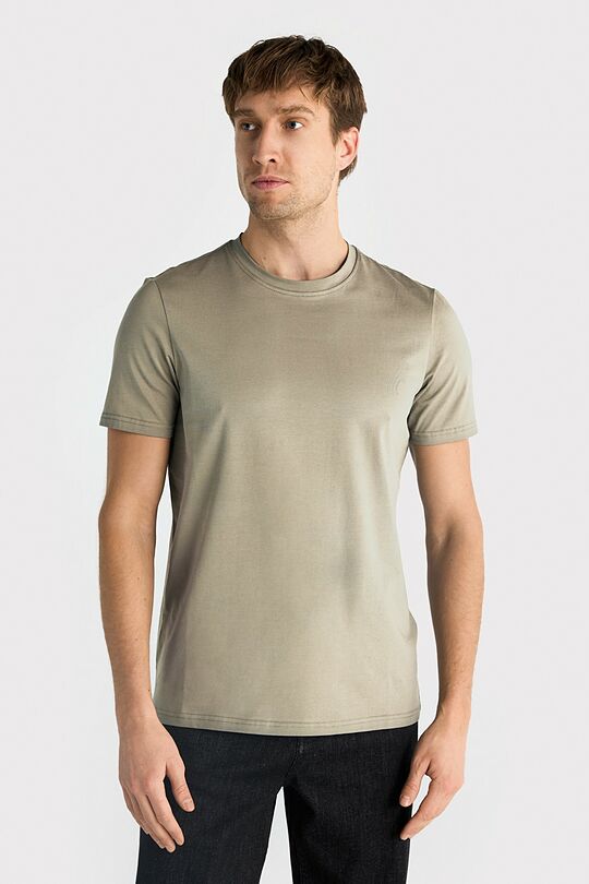 Short sleeve cotton T-shirt 1 | GREY | Audimas