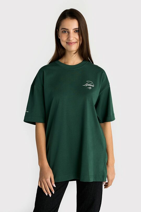 National collection oversized T-shirt 3 | GREEN | Audimas