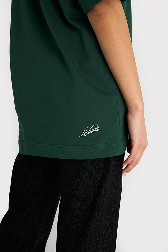 National collection oversized T-shirt 8 | GREEN | Audimas