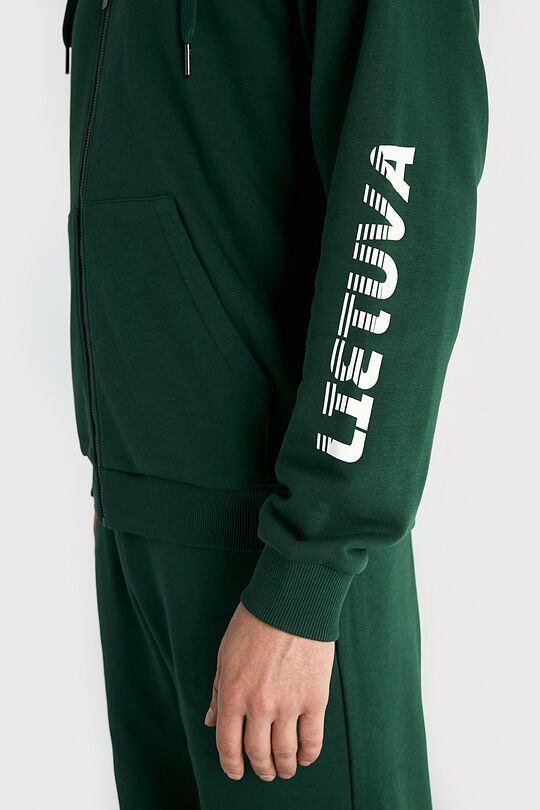 National collection full-zip hoodie 3 | GREEN | Audimas