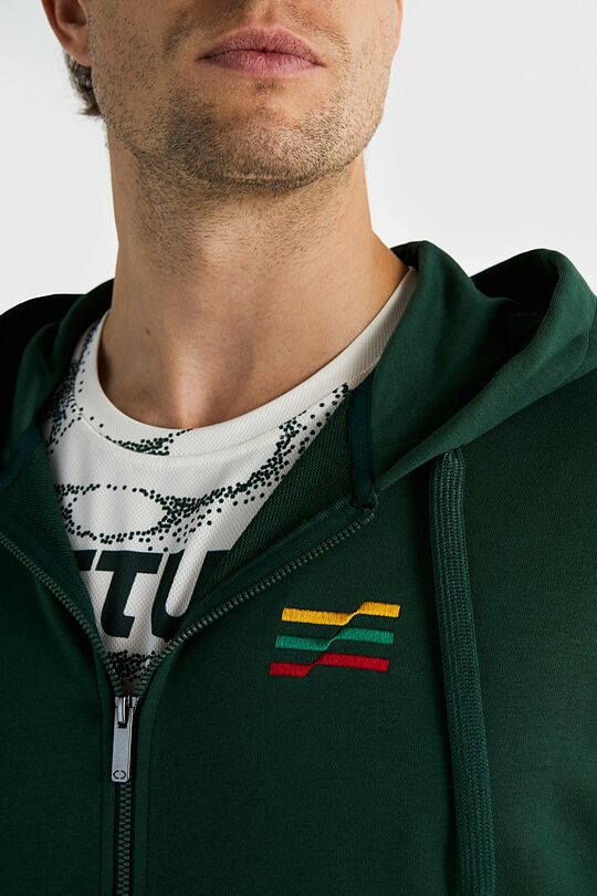 National collection full-zip hoodie 4 | GREEN | Audimas