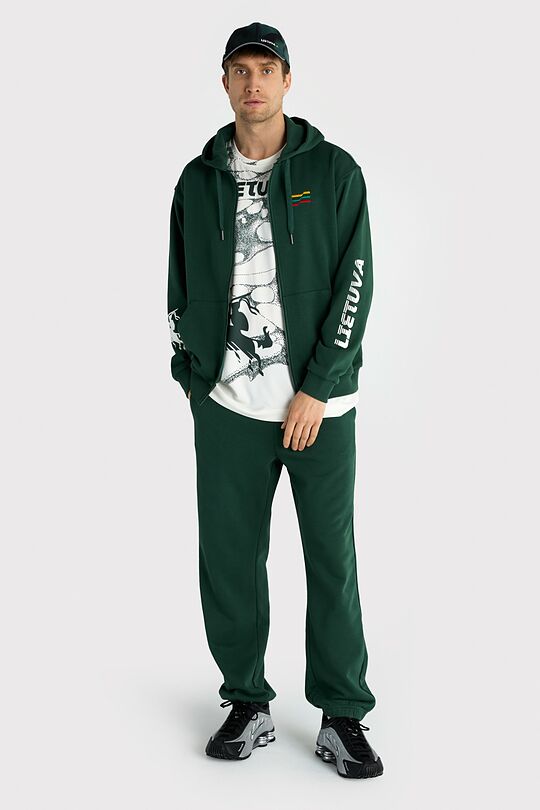 National collection cotton sweatpants 1 | GREEN | Audimas