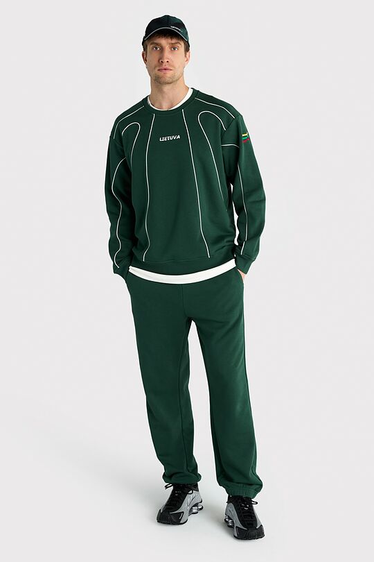 National collection oversized sweatshirt 10 | GREEN | Audimas