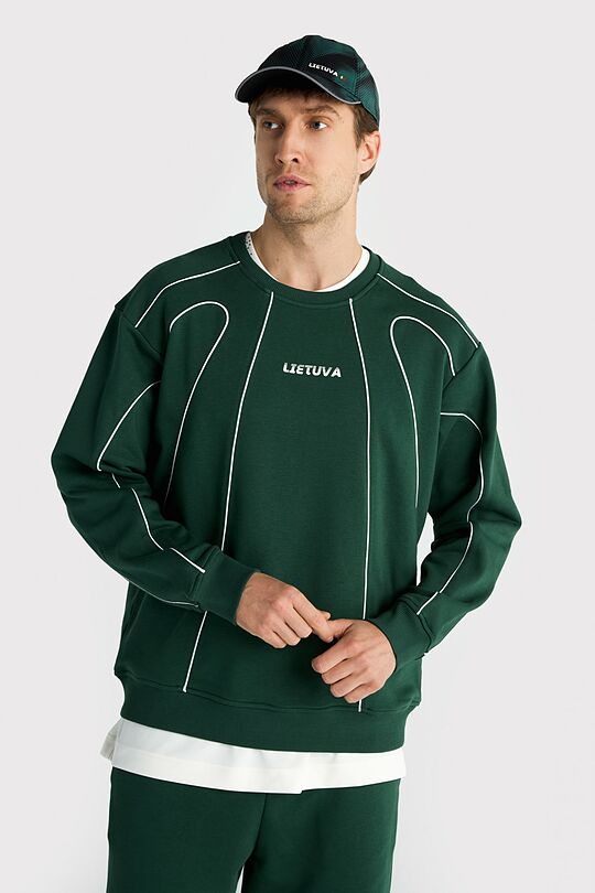 National collection oversized sweatshirt 1 | GREEN | Audimas
