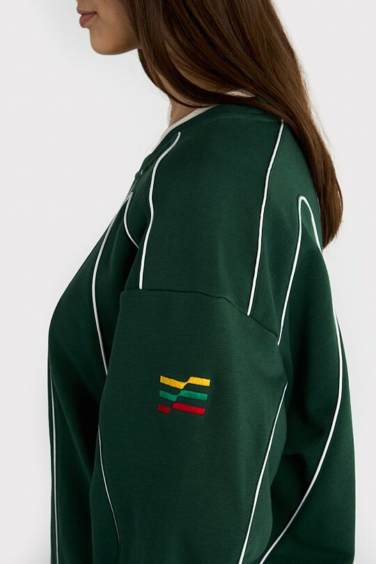 National collection oversized sweatshirt 14 | GREEN | Audimas
