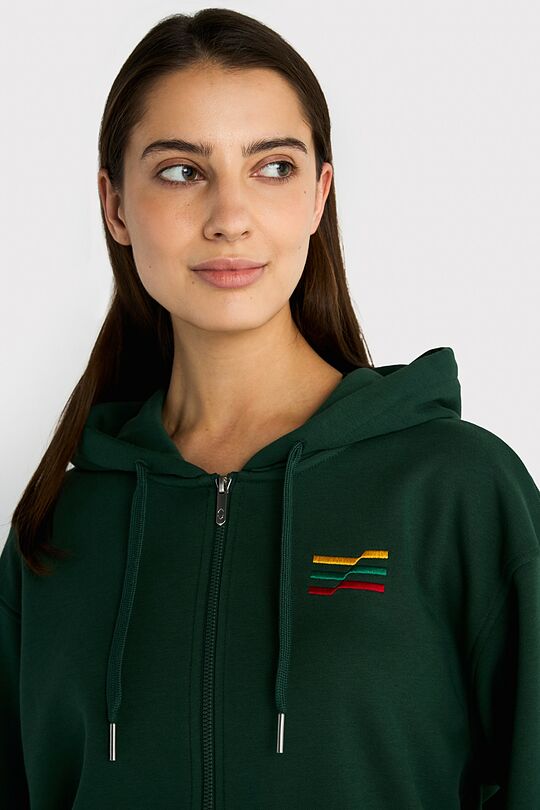 National collection full-zip hoodie 6 | GREEN | Audimas