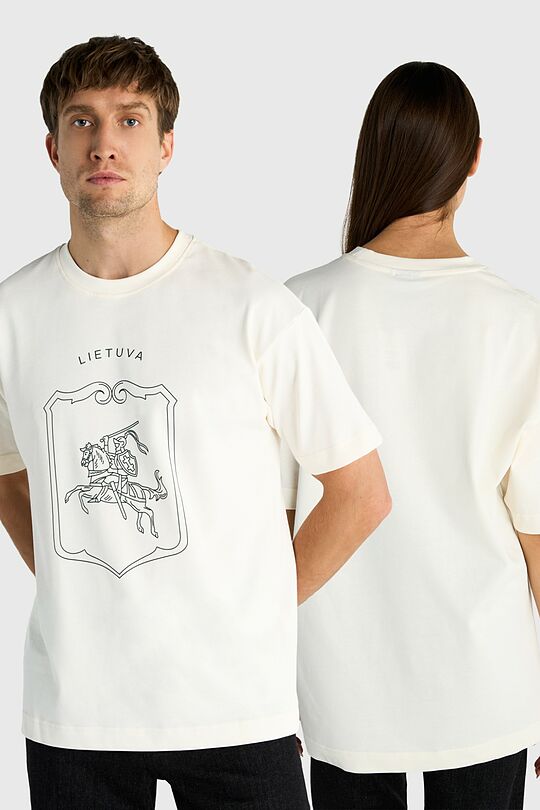 National collection oversized T-shirt 1 | Cream | Audimas