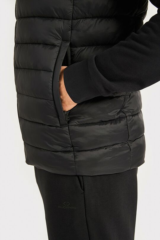 Lightweight vest with synthetic insulation 4 | BLACK | Audimas