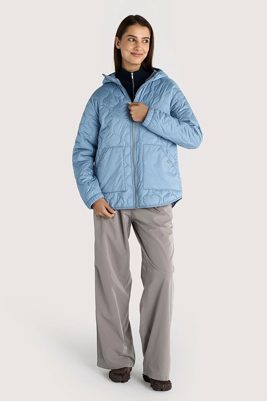 Relaxed fit quilted jacket 4 | BLUE | Audimas